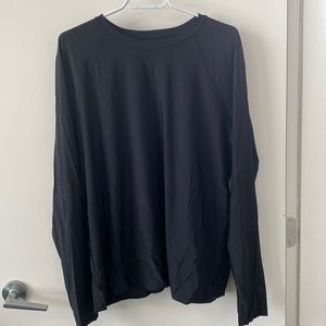 LULULEMON NWOT black Sun Shelter Long Sleeve. Size 12